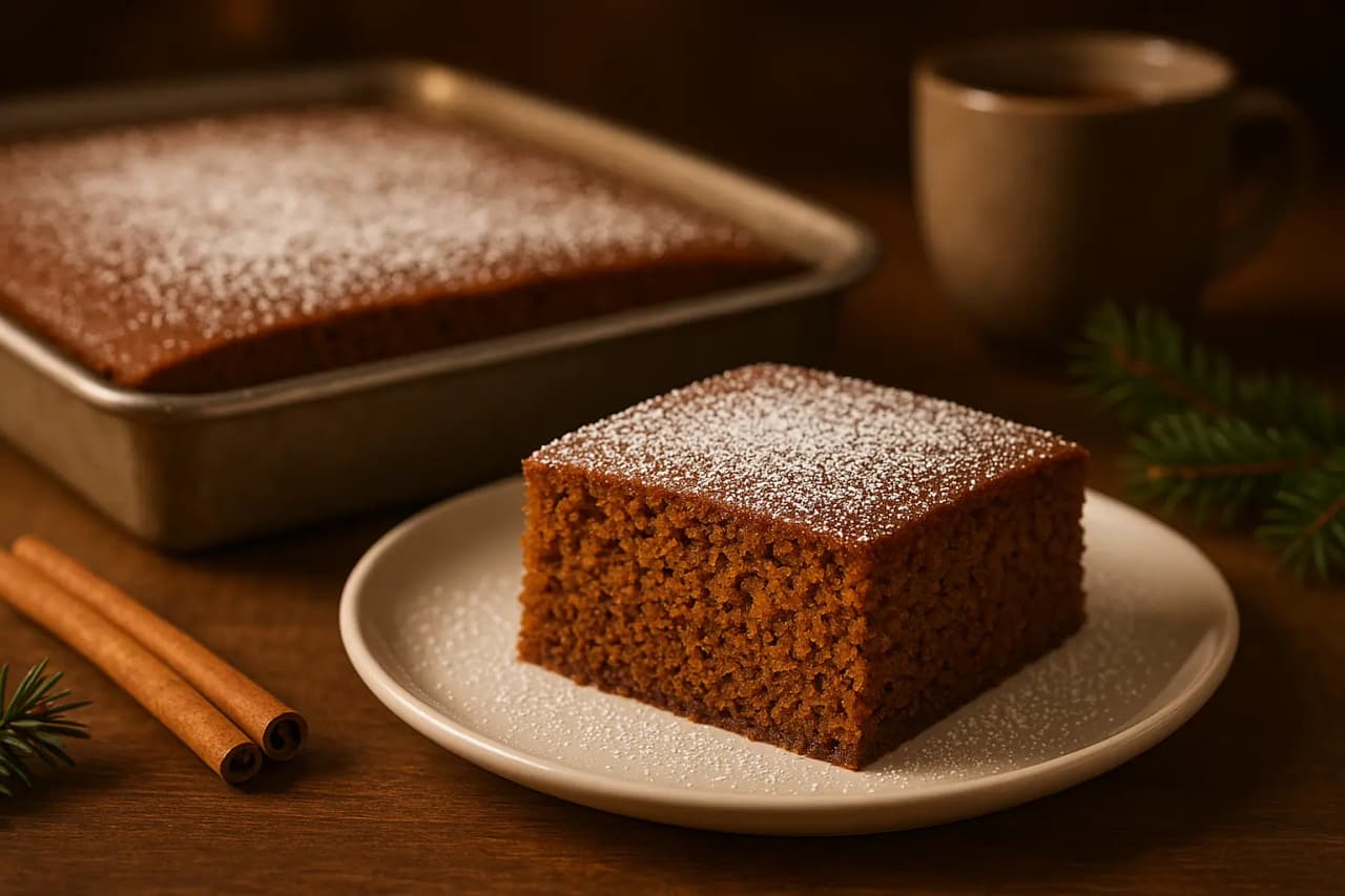 Holiday Gingerbread Spice Cake