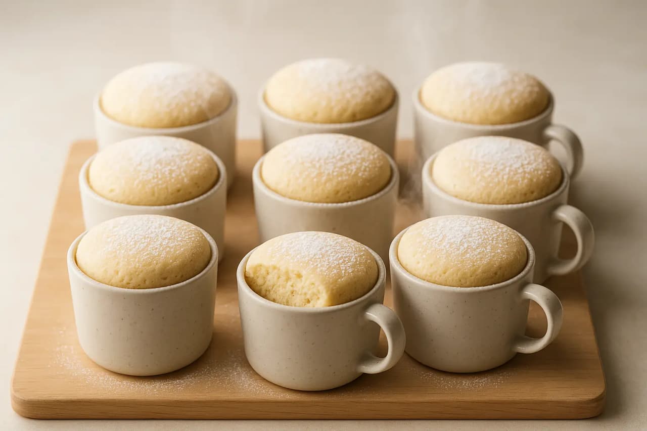Keto Vanilla Mug Cake