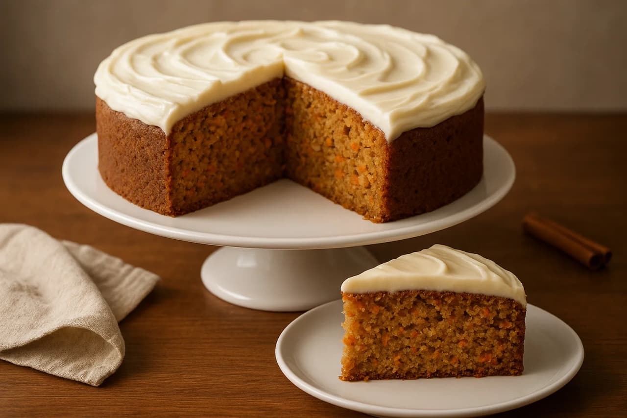 Carrot Cake with Creamy Frosting