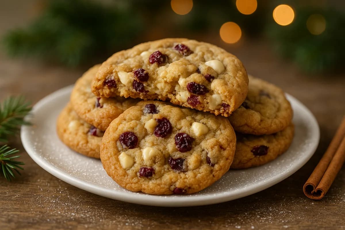 White Chocolate Cranberry Cookies