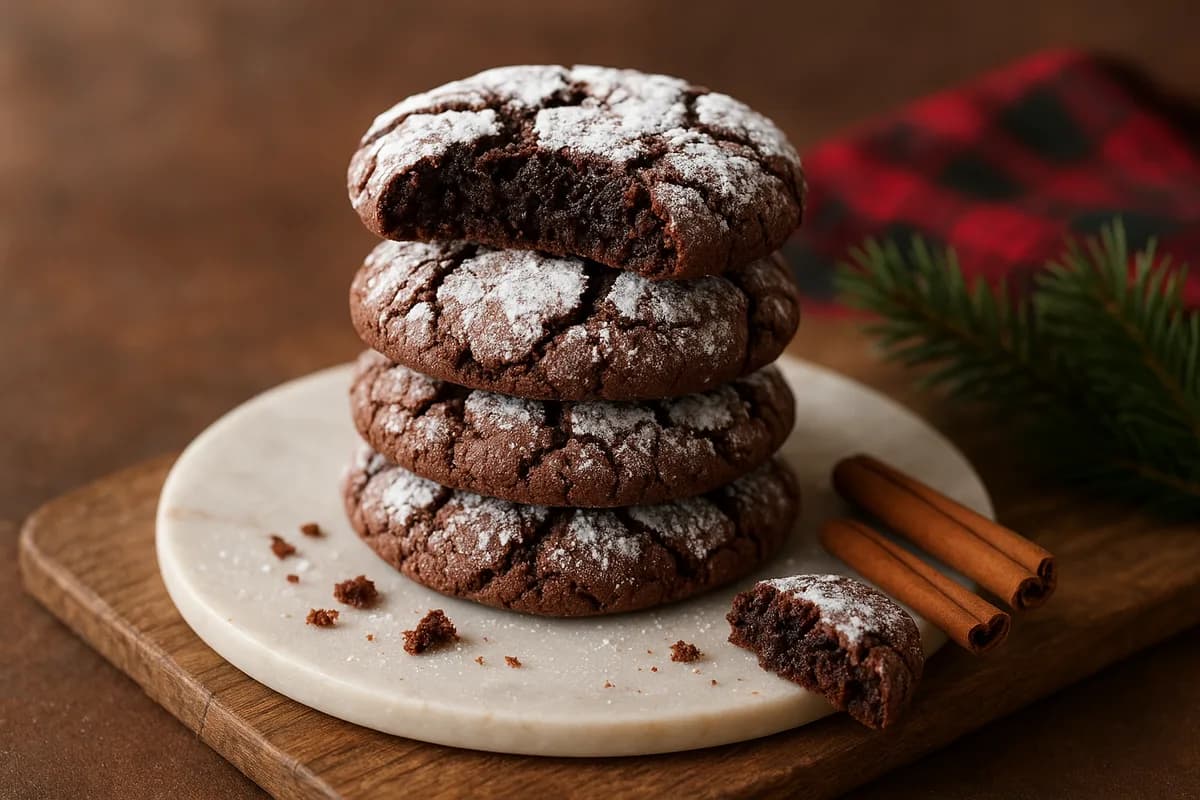 Chocolate Crinkle Cookies