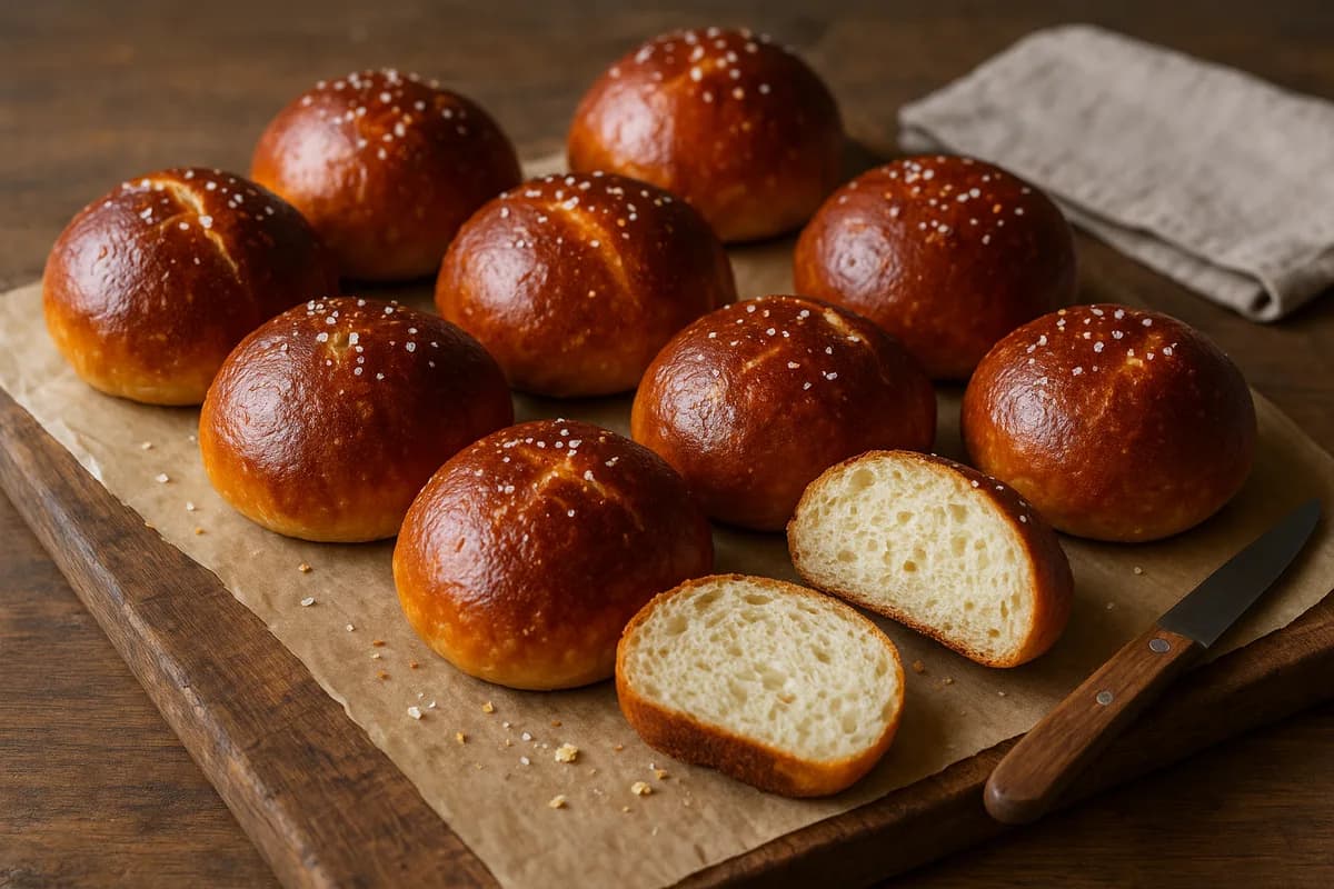 Pretzel Bread Rolls